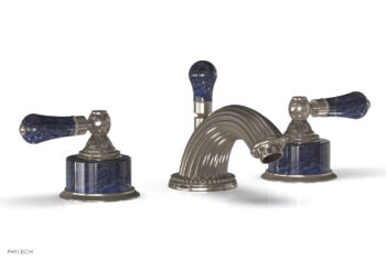 Phylrich VERSAILLES Widespread Faucet - Bleu Sodalite K242 - Pewter