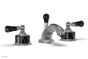 Phylrich VERSAILLES Widespread Faucet - Frienze Black Onyx K244 - Polished Chrome