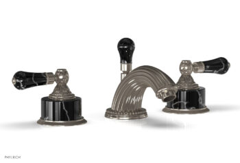 Phylrich VERSAILLES Widespread Faucet - Frienze Black Onyx K244 - Pewter