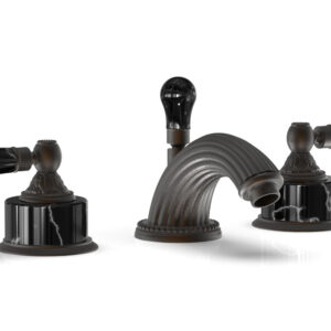 Phylrich VERSAILLES Widespread Faucet – Frienze Black Onyx K244 – Oil Rubbed Bronze