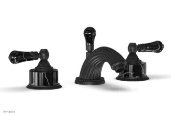 Phylrich VERSAILLES Widespread Faucet - Frienze Black Onyx K244 - Matte Black