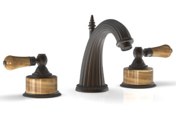 Phylrich VERSAILLES Widespread Faucet - Montaione Brown Onyx K331 - Oil Rubbed Bronze