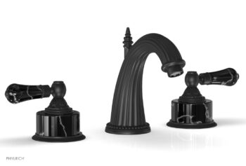 Phylrich VERSAILLES Widespread Faucet - Frienze Black Onyx K334 - Matte Black