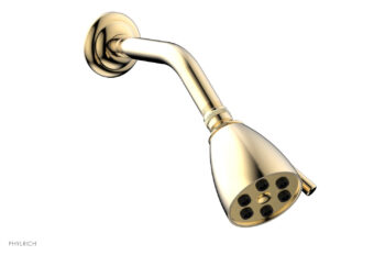 Phylrich 6 Jet Smooth Shower Head 2-3/4" K803 - Satin Brass