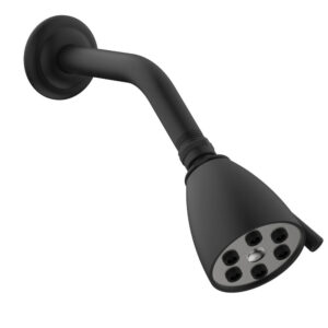 Phylrich 6 Jet Smooth Shower Head 2-3/4″ K803 – Matte Black