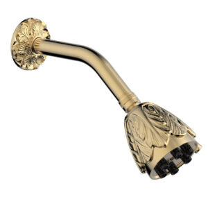 Phylrich 6 Jet EMPIRE Shower Head K807 – Satin Brass