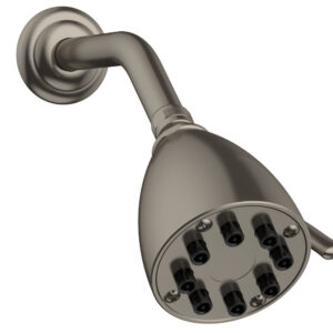 Phylrich 8 Jet 3 1/2″ Round Shower Head K829 – Pewter