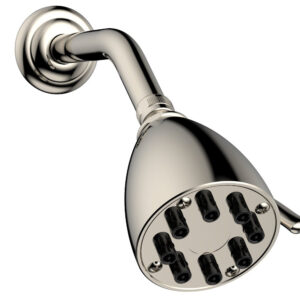 Phylrich 8 Jet 3 1/2″ Round Shower Head K829 – Polished Nickel