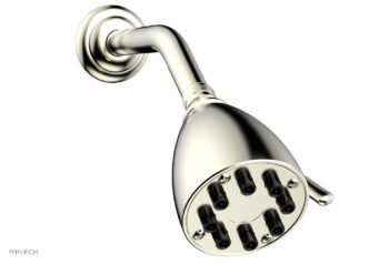 Phylrich 8 Jet 3 1/2" Round Shower Head K829 - Satin Nickel