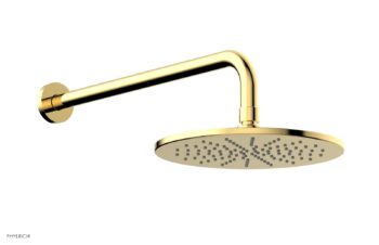 Phylrich 8" Round Shower Head K831 - Polished Gold