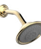 Phylrich Traditional Multi-Function Shower Head – Satin Brass