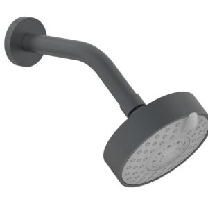 Phylrich 4 1/2″ Contemporary Shower Head – 3 Functions K837 – Gun Metal