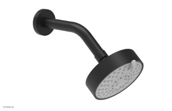 Phylrich 4 1/2" Contemporary Shower Head - 3 Functions K837 - Matte Black