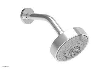 Phylrich 5" Contemporary Shower Head - 4 Functions K839 - Polished Chrome