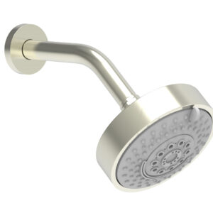 Phylrich 5″ Contemporary Shower Head – 4 Functions K839 – Satin Nickel