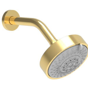 Phylrich 5″ Contemporary Shower Head – 4 Functions K839 – Polished Gold