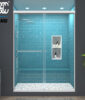 Glide 56-60″ W x 70″ H Sliding Framed Shower Door in Chrome