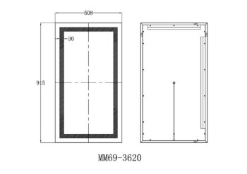 Zenith 25x19 Lighted Bathroom Vanity Mirror - Image 15