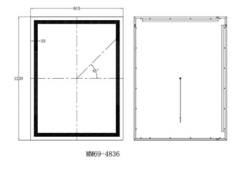 Zenith 25x19 Lighted Bathroom Vanity Mirror - Image 29