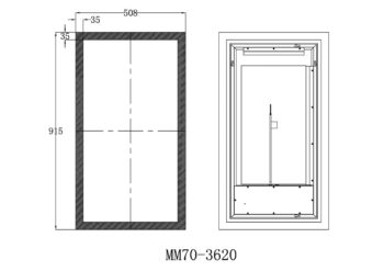 Equinox 25x19 Lighted Bathroom Vanity Mirror - Image 12
