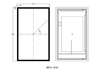 Equinox 25x19 Lighted Bathroom Vanity Mirror - Image 23
