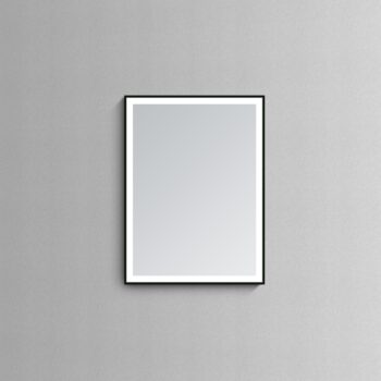 Vera 32x24 Lighted Bathroom Vanity Mirror  - Black