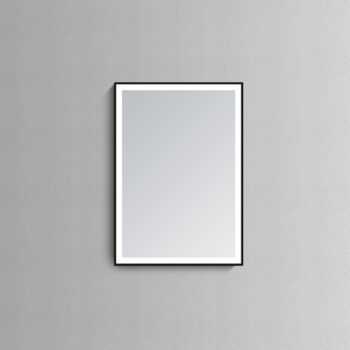 Vera 40x24 Lighted Bathroom Vanity Mirror  - Black