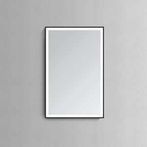 Vera 48×35 Lighted Bathroom Vanity Mirror  – Black