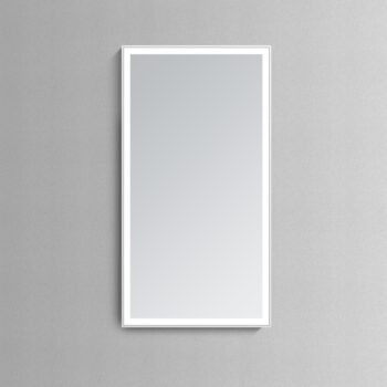 Vera 60x32 Lighted Bathroom Vanity Mirror  - White