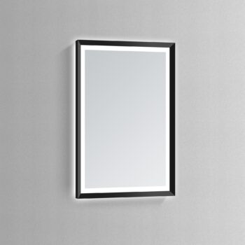 Calisto 40x24 Illuminated Vanity Mirror - Black - Image 6