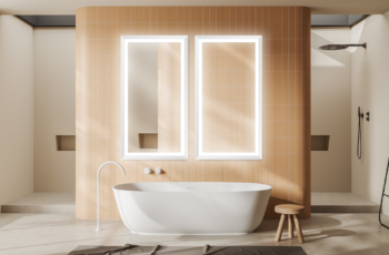 Calisto 40x24 Illuminated Vanity Mirror - Black - Image 22