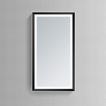 Calisto 40x24 Illuminated Vanity Mirror - Black - Image 11
