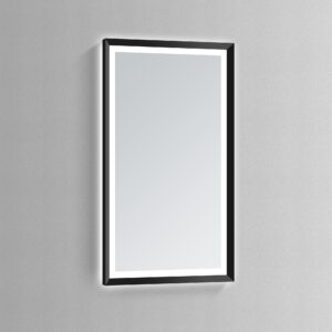 Calisto 60×32 Illuminated Vanity Mirror  – Black