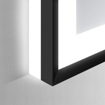 Sirius 32x24 Illuminated Vanity Mirror - Black - Image 13