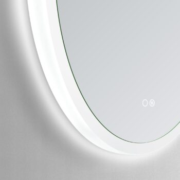 Saturn 27x27 Round Illuminated Vanity Mirror - Image 4