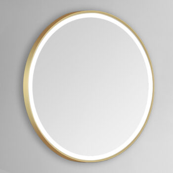 Sola 30x30 Round Lighted Bathroom Vanity Mirror  - White - Image 15