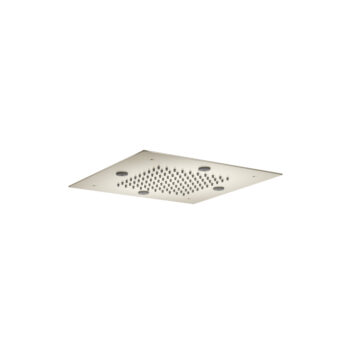 Isenberg 12" Stainless Steel Flush Mount Rainhead With Mist Flow In Matte Black - Image 2