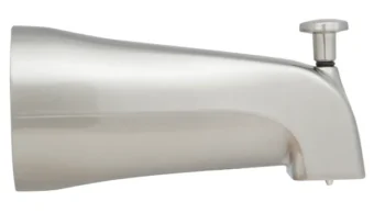 Huntington Brass Diverter Tub Spout In Satin Nickel