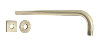 Huntington Brass Shower Arm In PVD Satin Brass