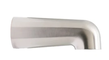 Huntington Brass Round Tub Spout / No Diverter In Satin Nickel