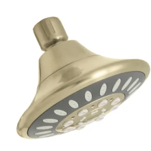 Huntington Brass Shower Head In PVD Satin Brass Pvd