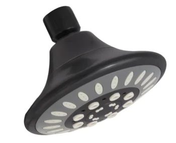 Huntington Brass 5 Settings Shower Head In Matte Black