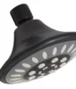 Huntington Brass 5 Settings Shower Head In Matte Black