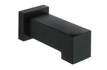 Huntington Brass Sq Style Tub Spout In Matte Black