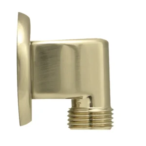 Huntington Brass Round Wall Supply Elbow In PVD Satin Brass