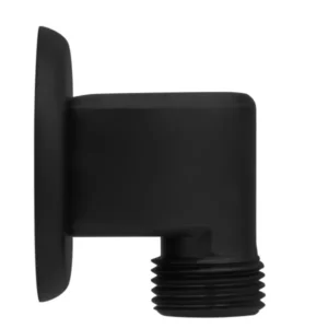 Huntington Brass Round Wall Supply Elbow In Matte Black