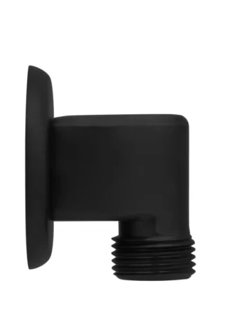 Huntington Brass Round Wall Supply Elbow In Matte Black
