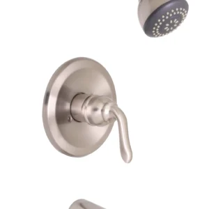 Huntington Brass Isabelle Tub & Shower Trim Kit In Satin Nickel