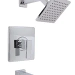 Huntington Brass Razo Tub And Shower Trim Kit In Chrome