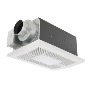 Panasonic WhisperWarm® DC Fan-Heater-Light combination, 50-80 110 CFM; ECM Motor